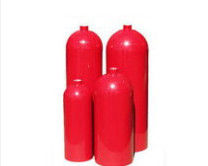 Rote/graue medizinische Druckgasflasche 5L - 14L 210BAR 34CrMo4