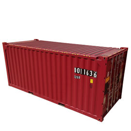 DNV-Zertifikat 39.90CBM 20ft ISO-Behälter-Behälter-rote Farbe Corten - ein Material